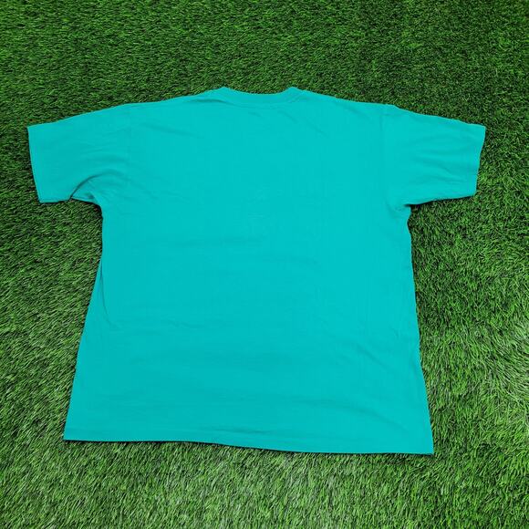 Vintage 1989 Funny Trio Big-Nose Duck Shirt L/XL 26x26 Crop - Picture 2 of 13